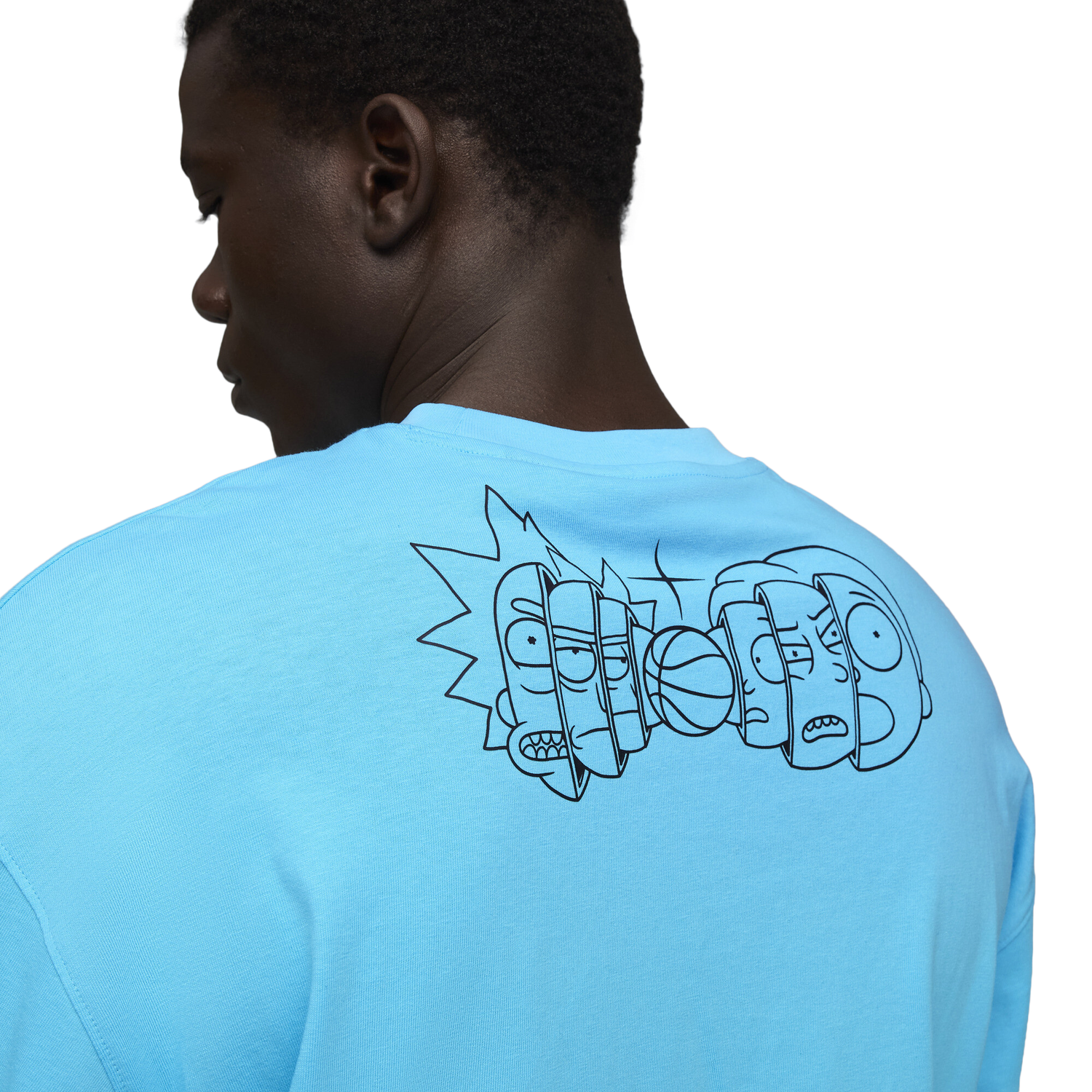 PUMA Hoops x Rick and Morty Long Sleeve T-Shirt - Men's - Teal/Black
