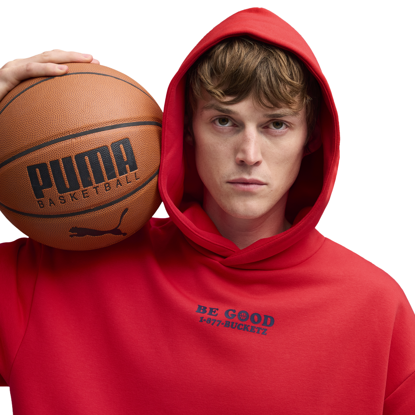 PUMA Hoops X E.T. Hoodie - Men's - For All Time Red/Multi