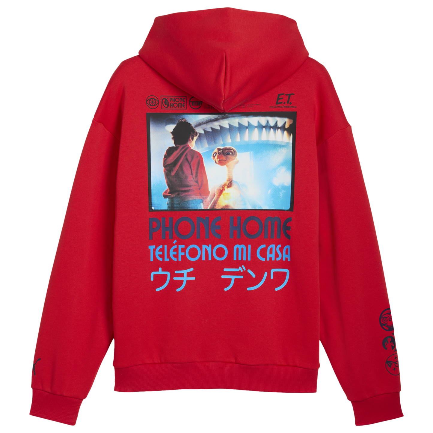 PUMA Hoops X E.T. Hoodie - Men's - For All Time Red/Multi