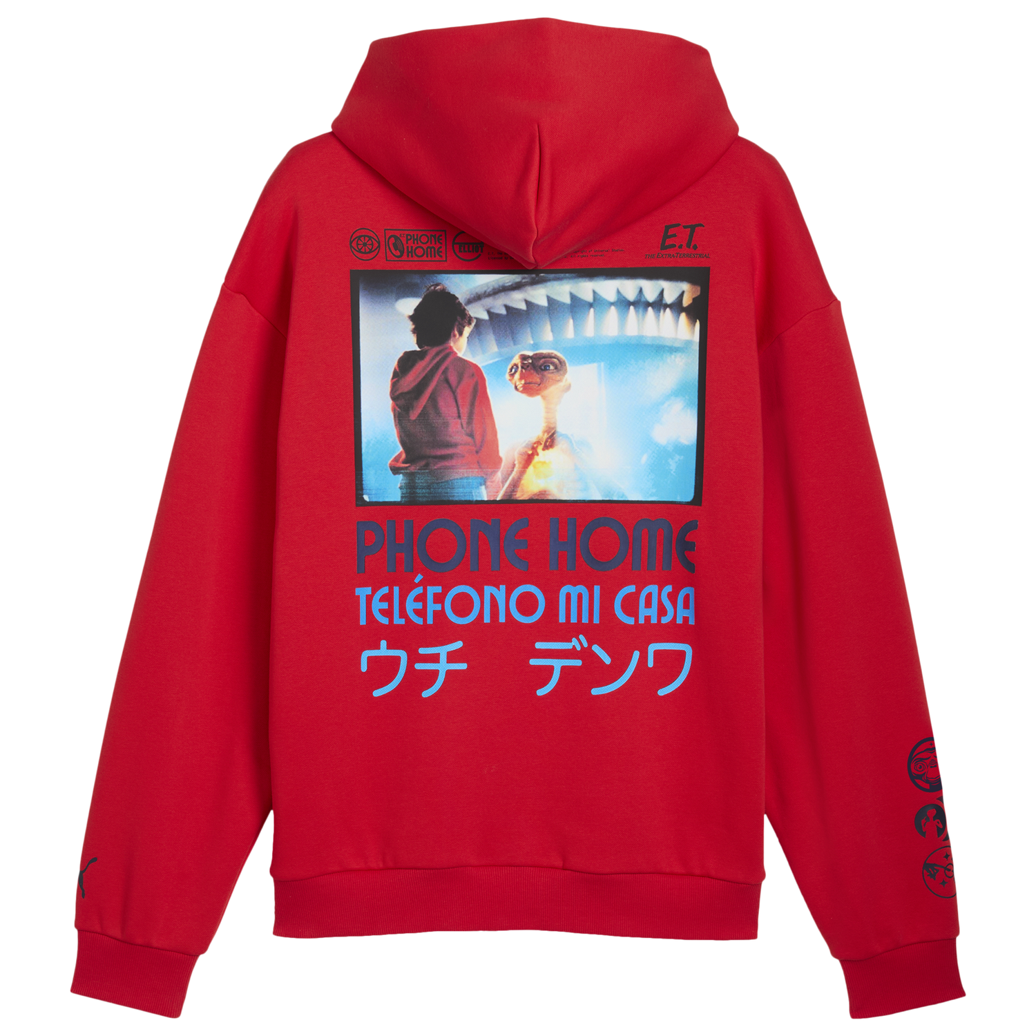 PUMA Hoops X E.T. Hoodie - Men's - For All Time Red/Multi