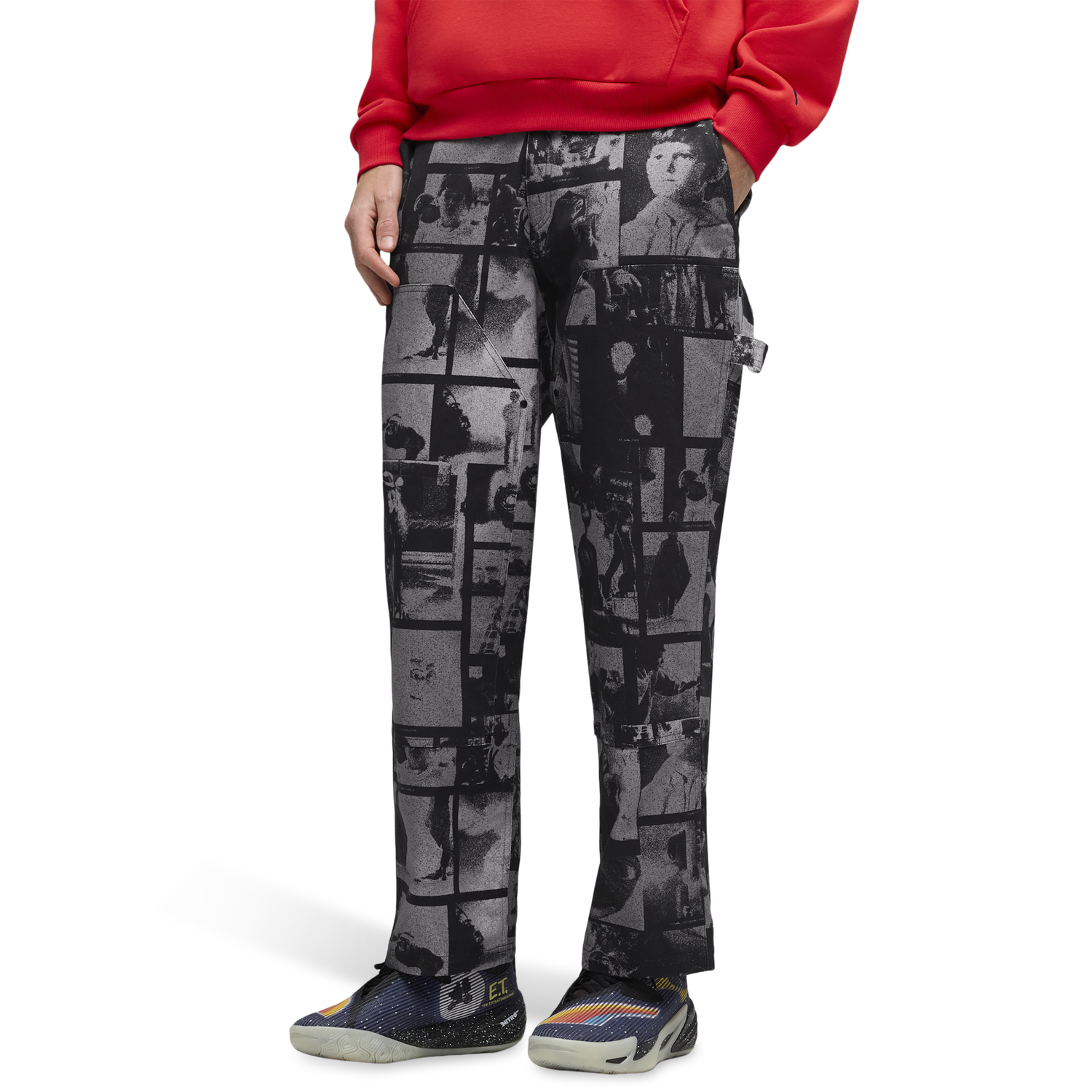 PUMA Hoops X E.T. Twill Pants - Men's - Puma Black