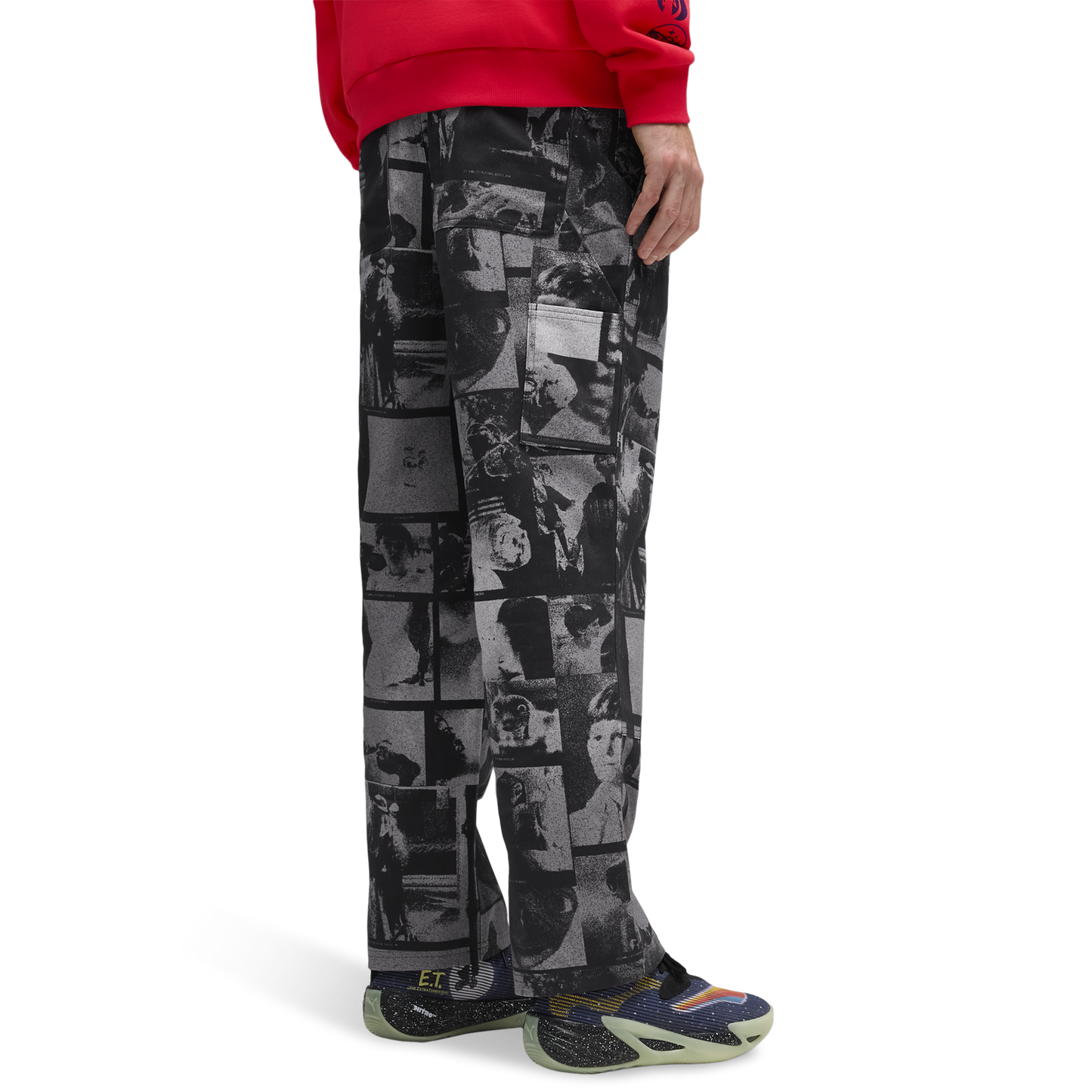 PUMA Hoops X E.T. Twill Pants - Men's - Puma Black