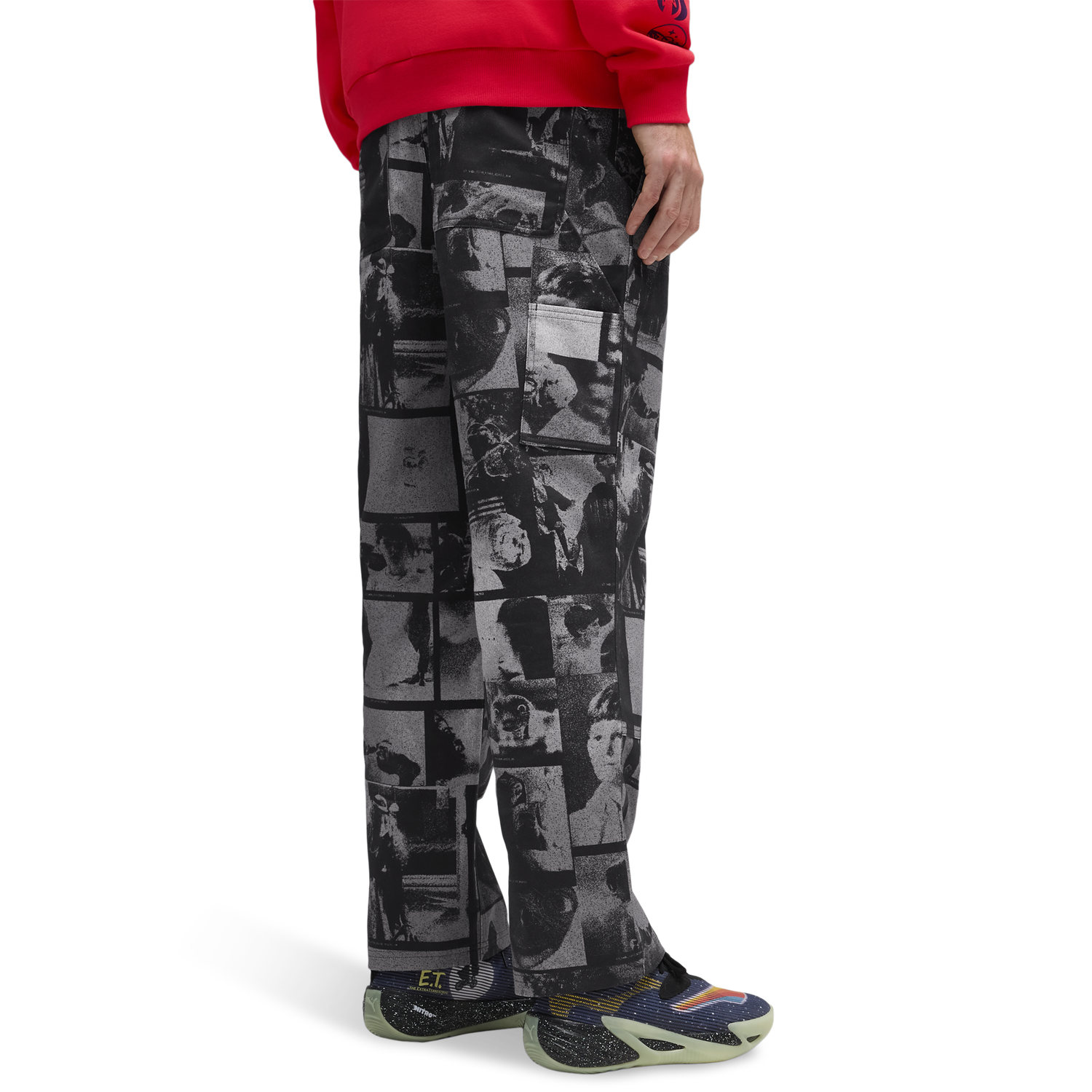 PUMA Hoops X E.T. Twill Pants - Men's - Puma Black