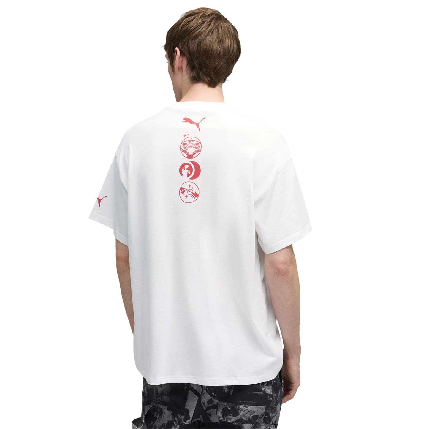 PUMA Hoops X E.T. T-Shirt I - Men's - White/Red