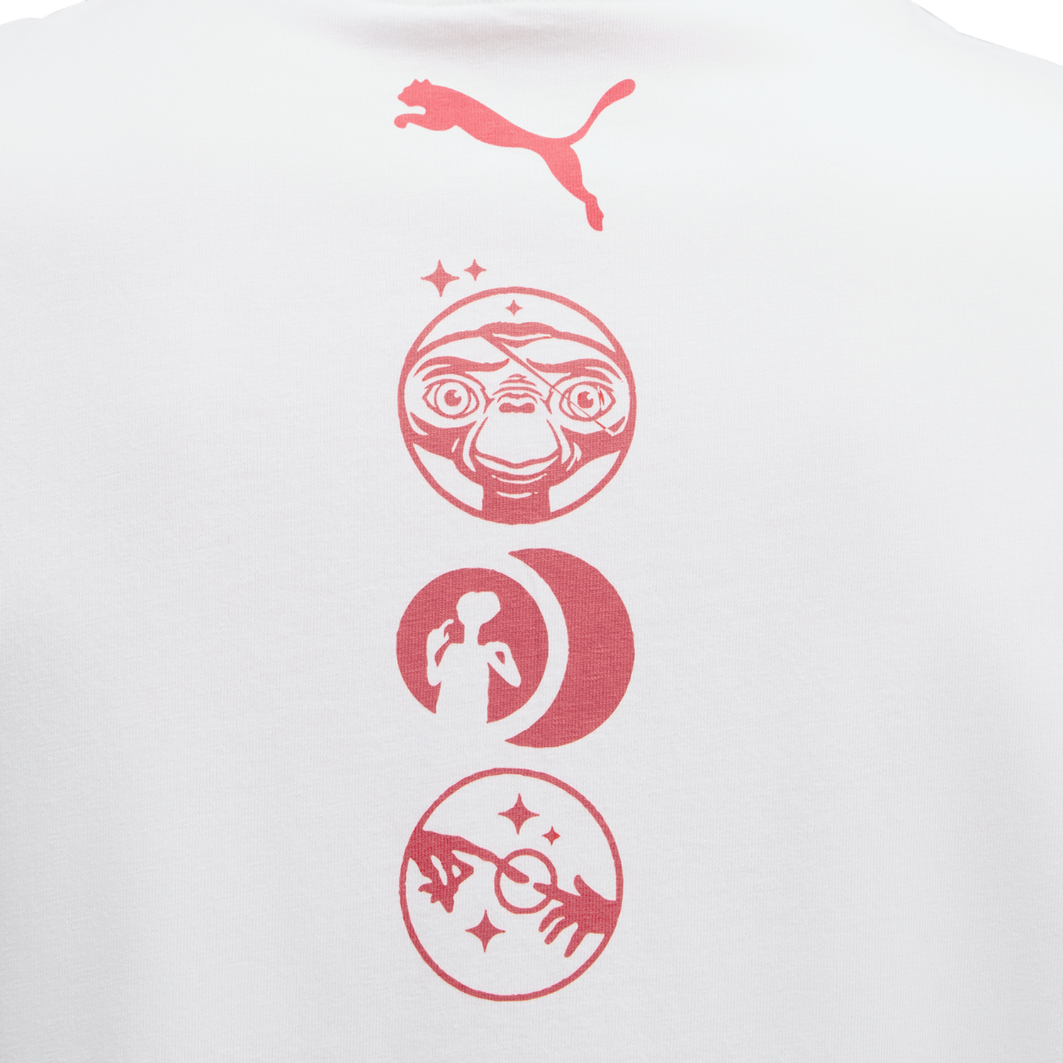 PUMA Hoops X E.T. T-Shirt I - Men's - White/Red