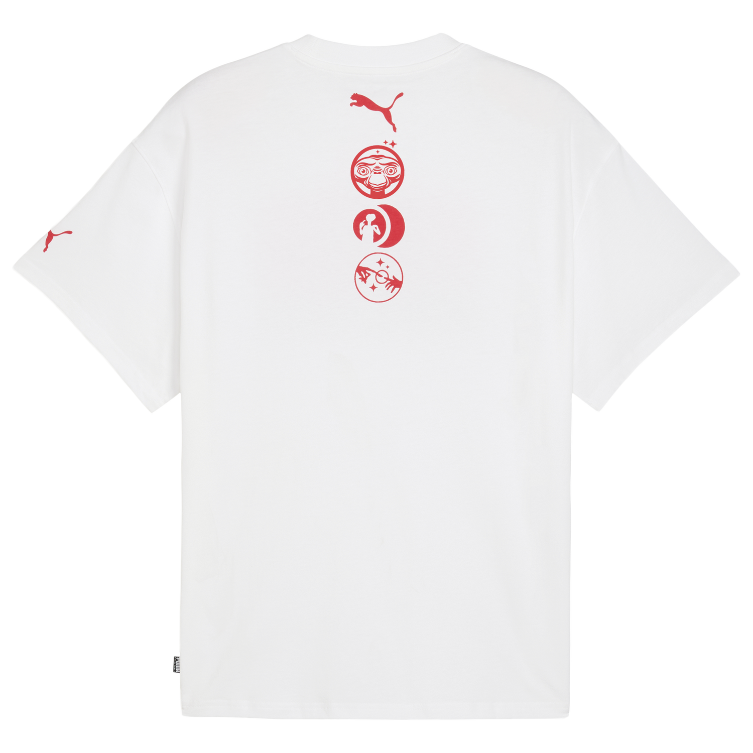 PUMA Hoops X E.T. T-Shirt I - Men's - White/Red