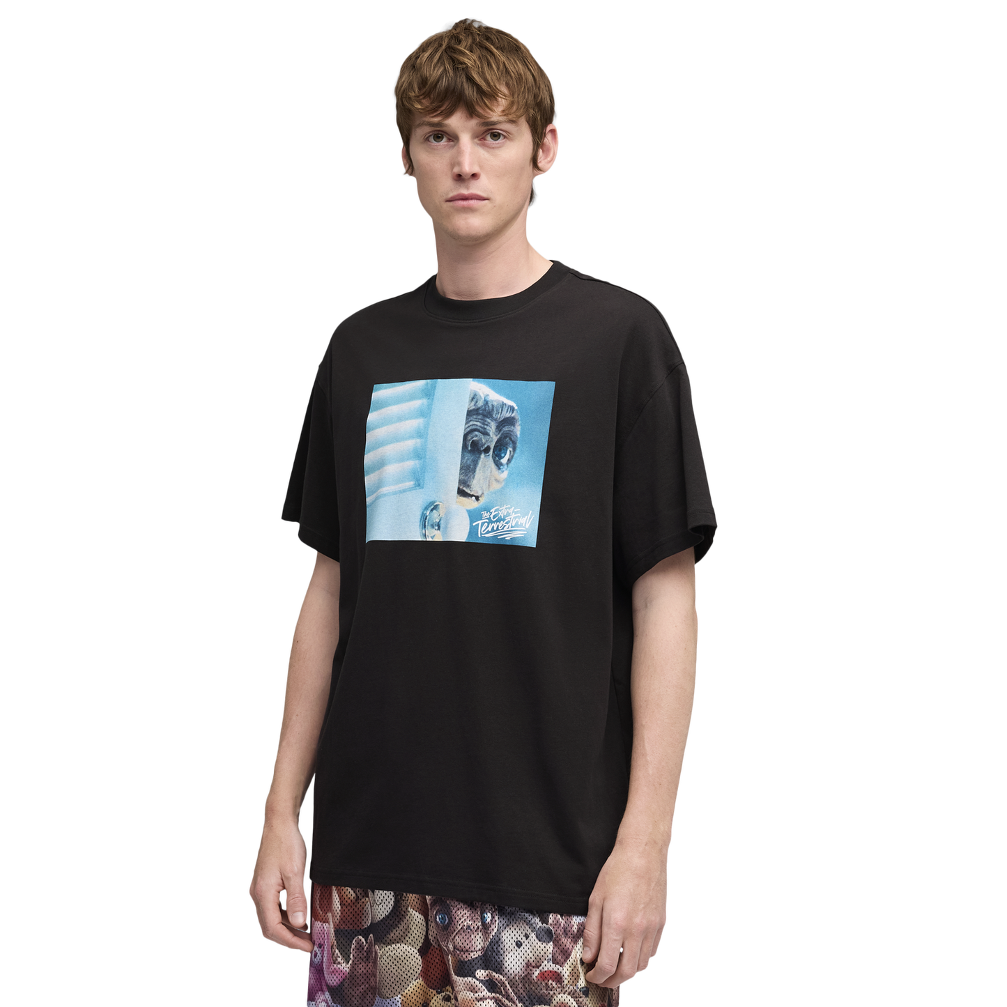 PUMA Hoops X E.T. T-Shirt II - Men's - Black/Blue