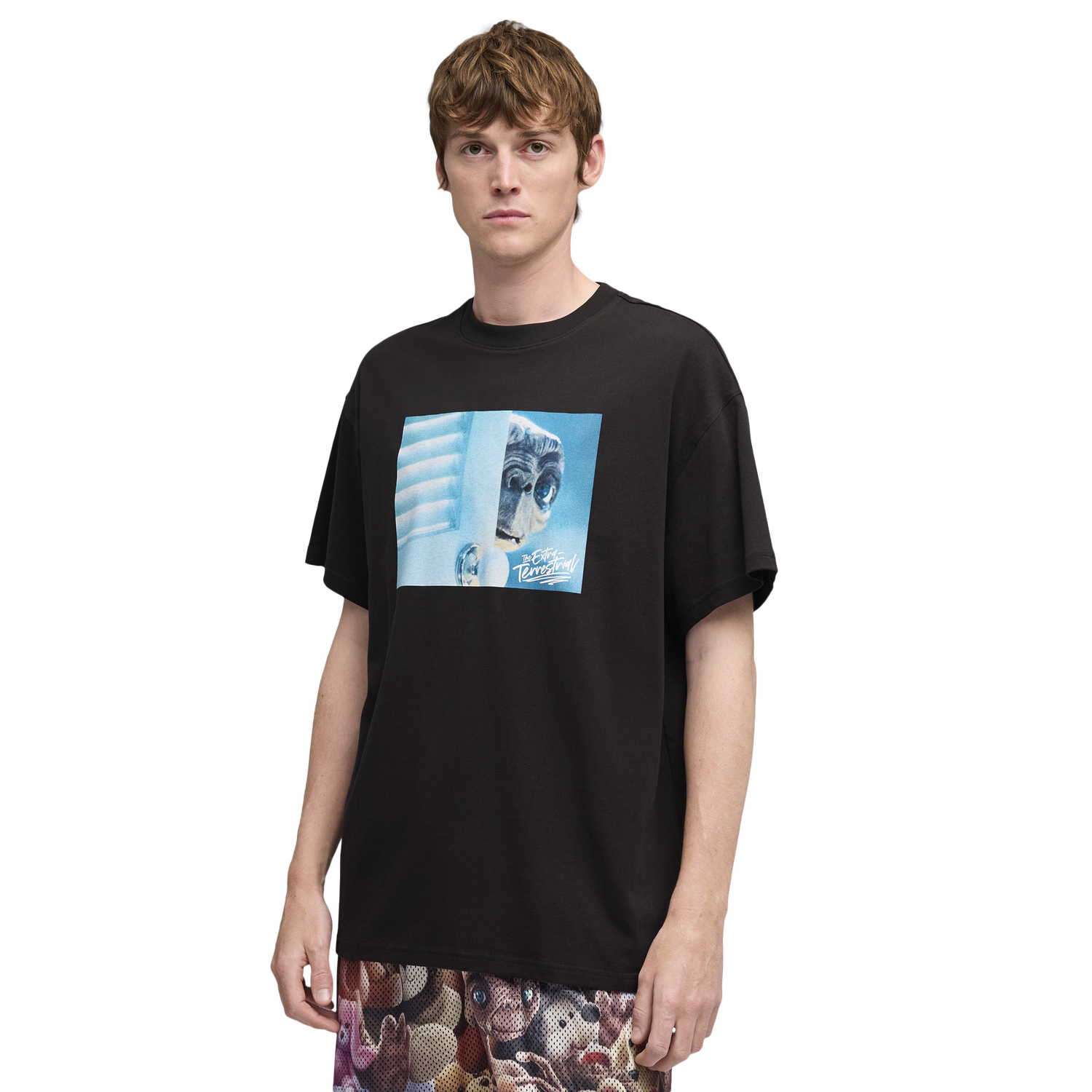PUMA Hoops X E.T. T-Shirt II - Men's - Black/Blue
