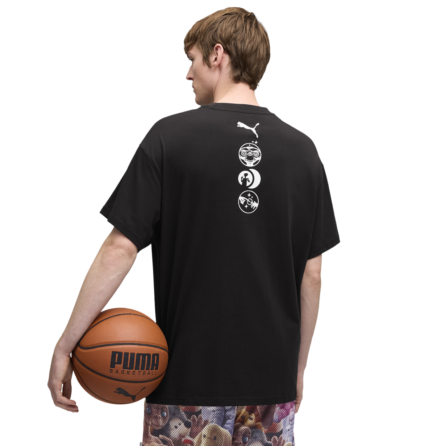 PUMA Hoops X E.T. T-Shirt II - Men's - Black/Blue