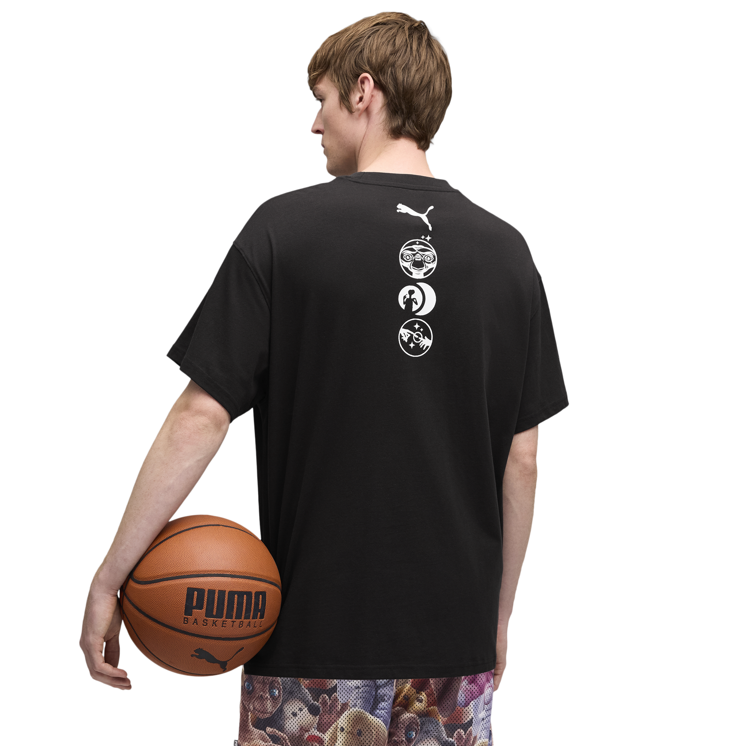 PUMA Hoops X E.T. T-Shirt II - Men's - Black/Blue
