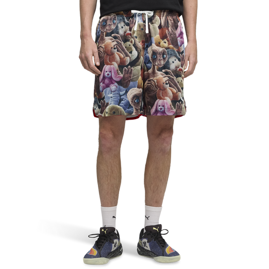PUMA Hoops X E.T. AOP Shorts - Men's - Multi/Multi