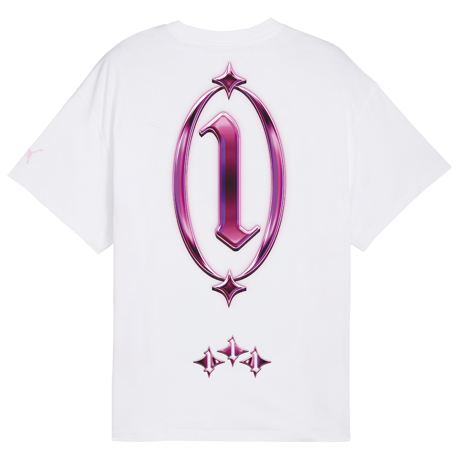 PUMA Lafrance Pink Heem T-Shirt - Men's - Puma White