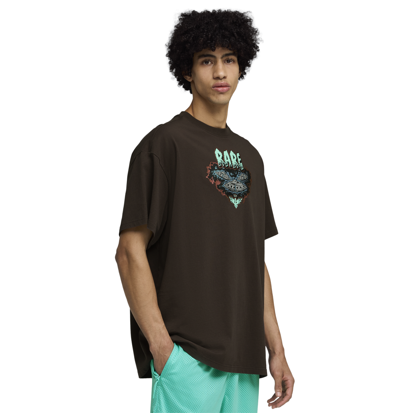 PUMA Melo World T-Shirt - Men's - Black