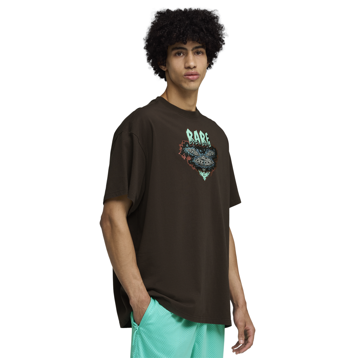 PUMA Melo World T-Shirt - Men's - Black