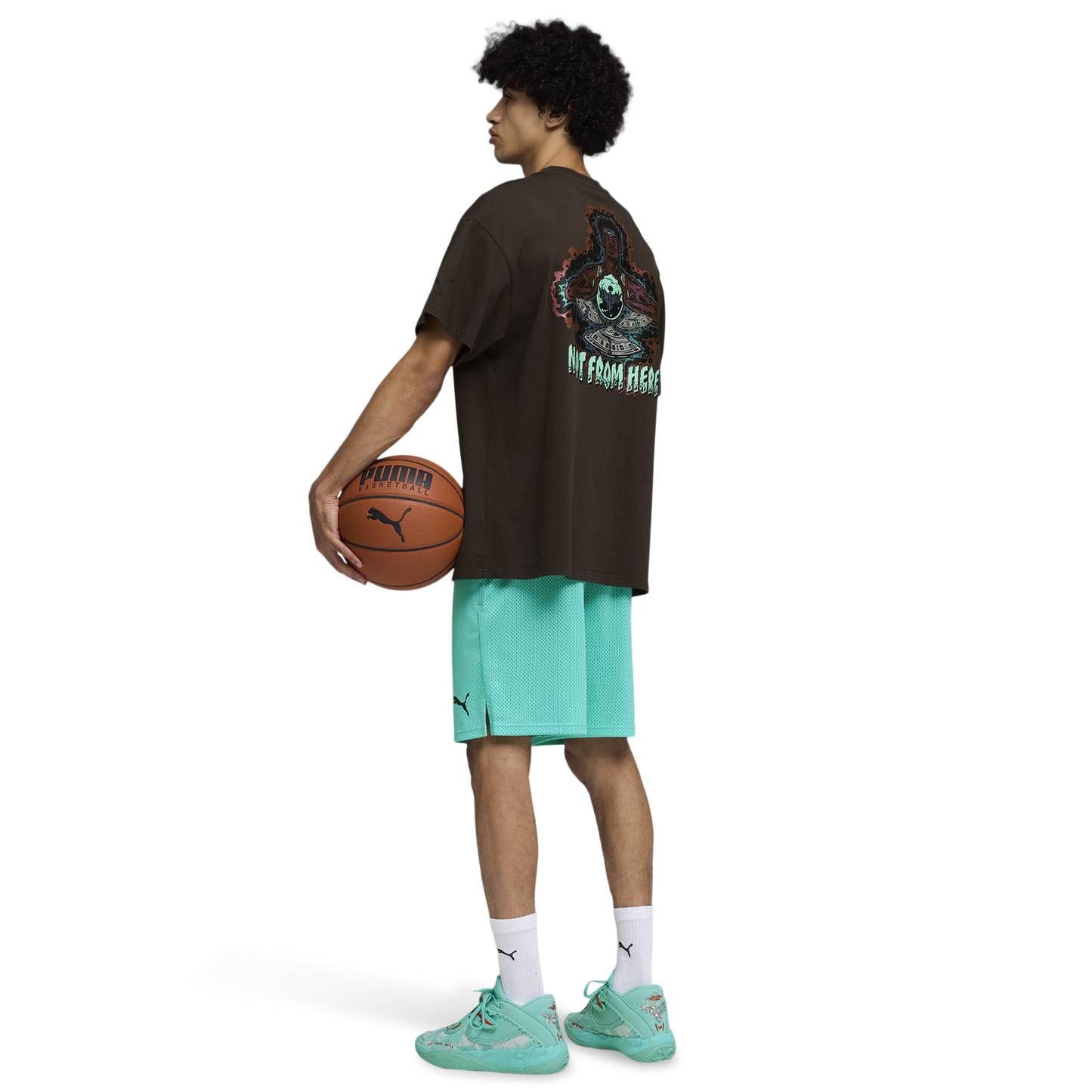 PUMA Melo World T-Shirt - Men's - Black