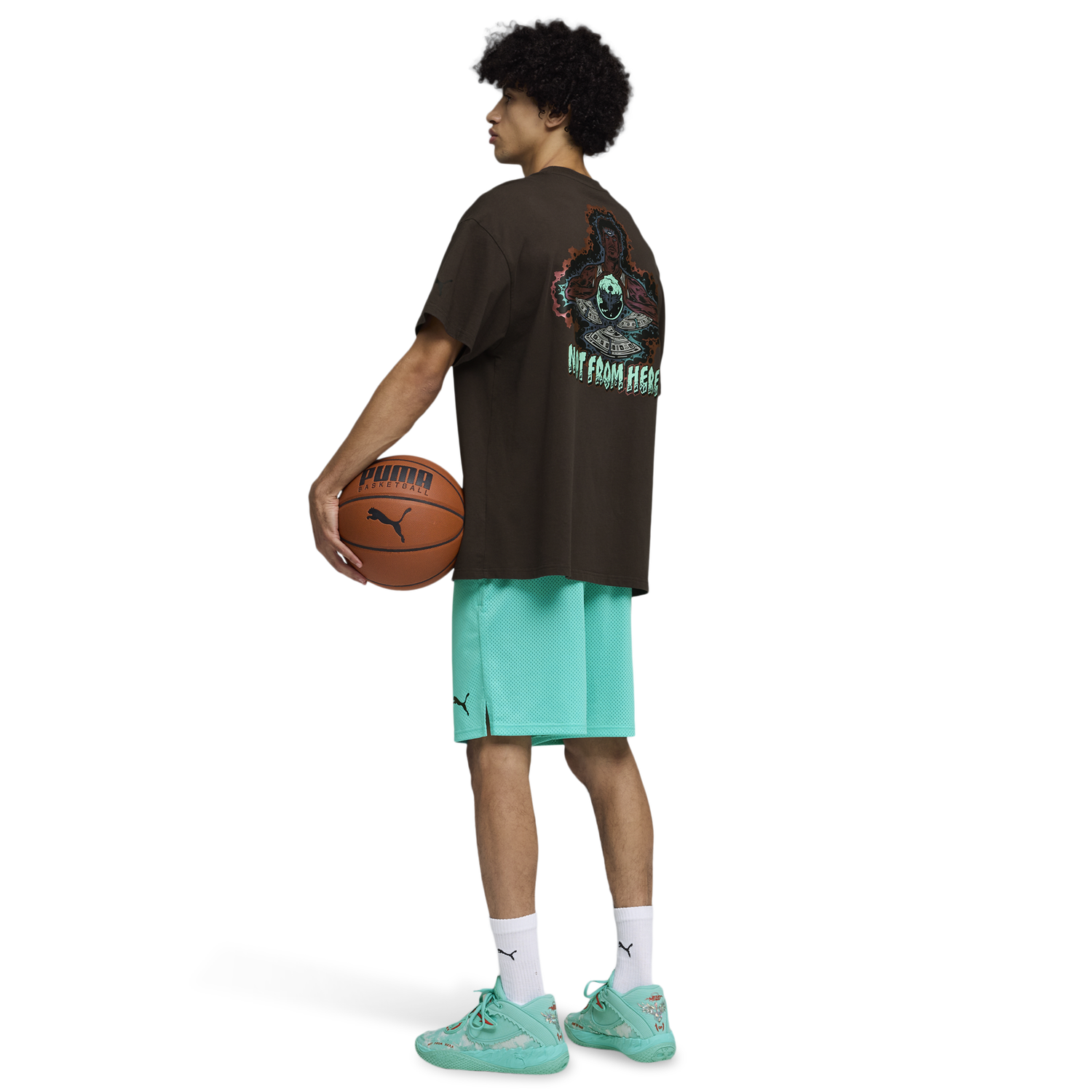 PUMA Melo World T-Shirt - Men's - Black
