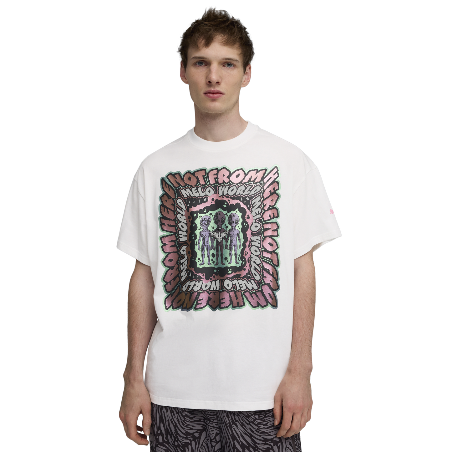PUMA Melo World T-Shirt - Men's - White