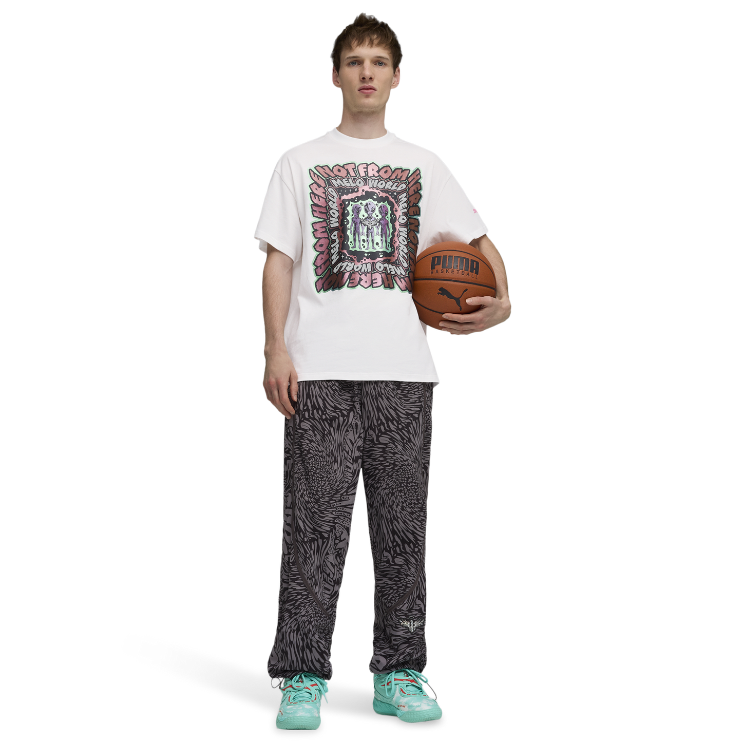 PUMA Melo World T-Shirt - Men's - White