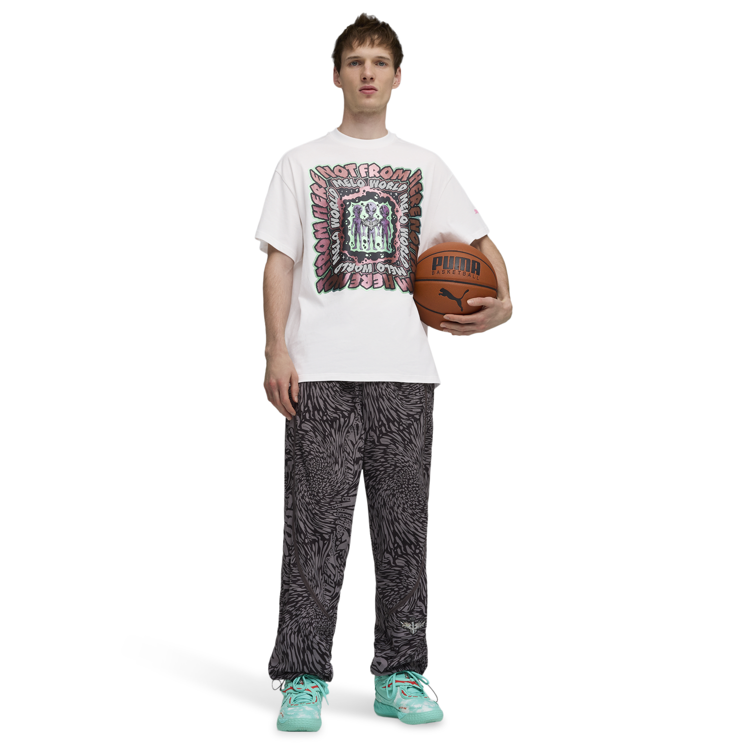 PUMA Melo World T-Shirt - Men's - White
