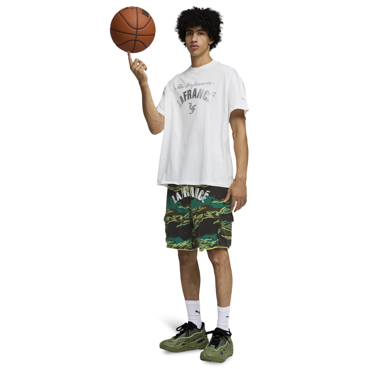 PUMA LaFrance Supply T-Shirt III - Men's - White/Black
