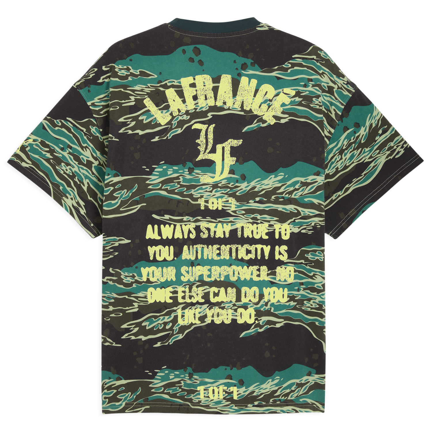 PUMA LaFrance Supply AOP T-Shirt - Men's - Green Terrain Aop/Brown