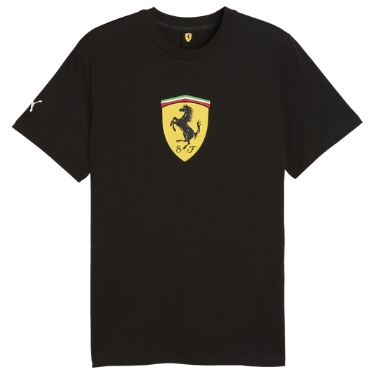 PUMA Ferrari Colored Shield Tee - Men's - Black