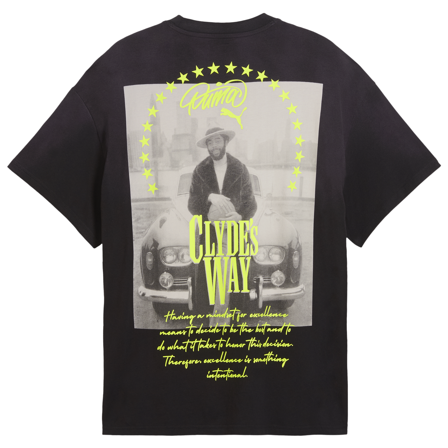 PUMA Memory Lane T-Shirt - Men's - Puma Black/Black