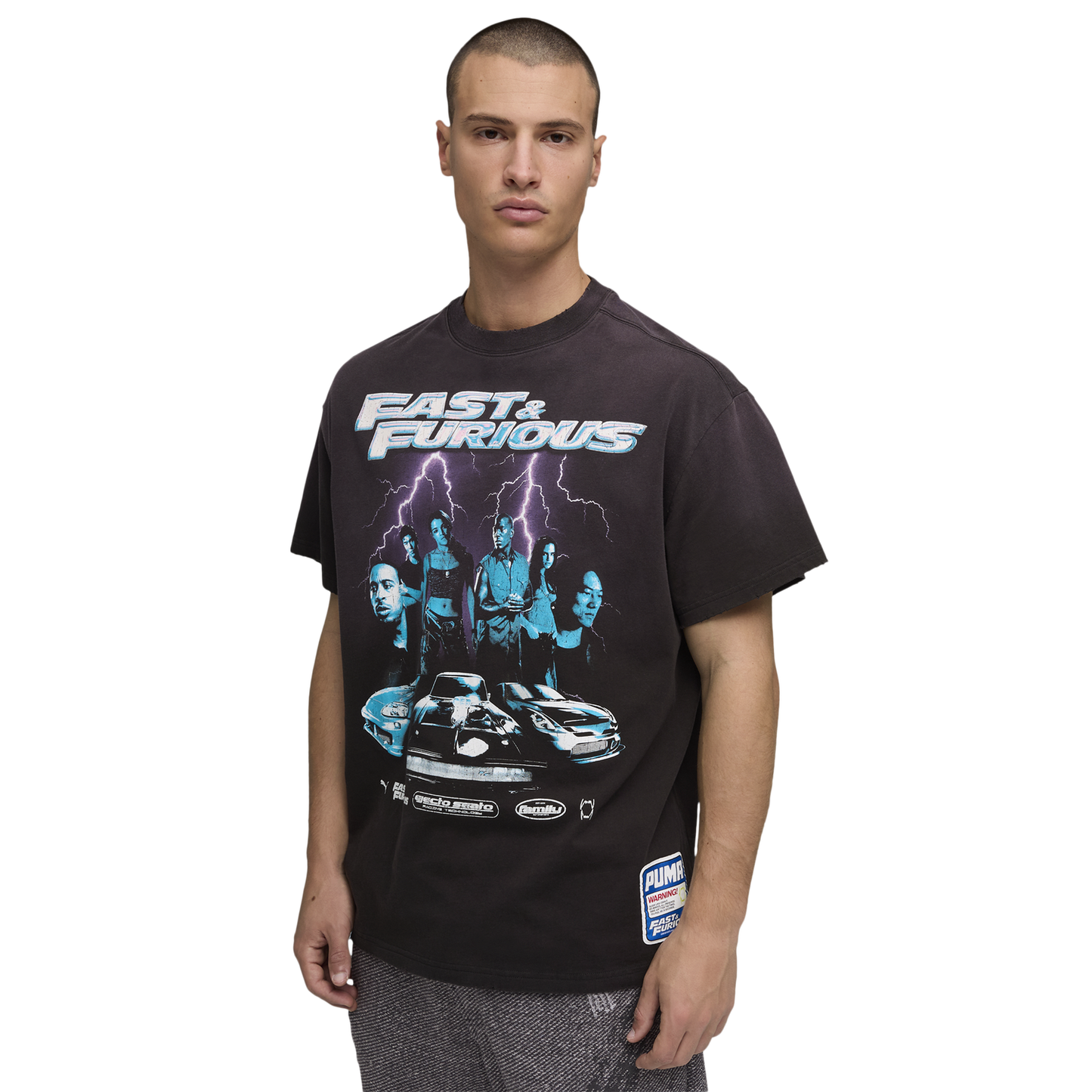 PUMA x Fast & Furious T-Shirt II - Men's - Black/Purple