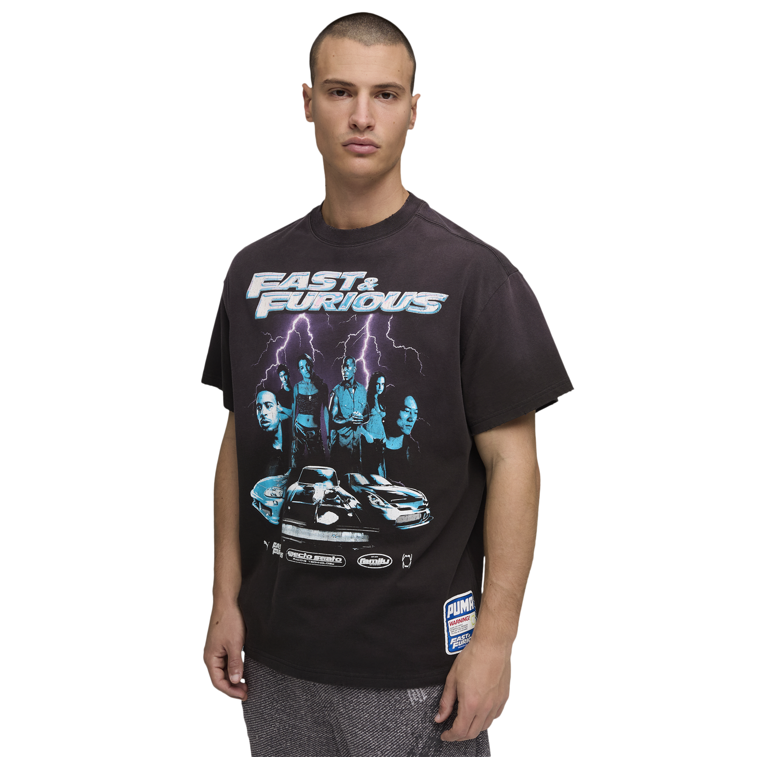PUMA x Fast & Furious T-Shirt II - Men's - Black/Purple
