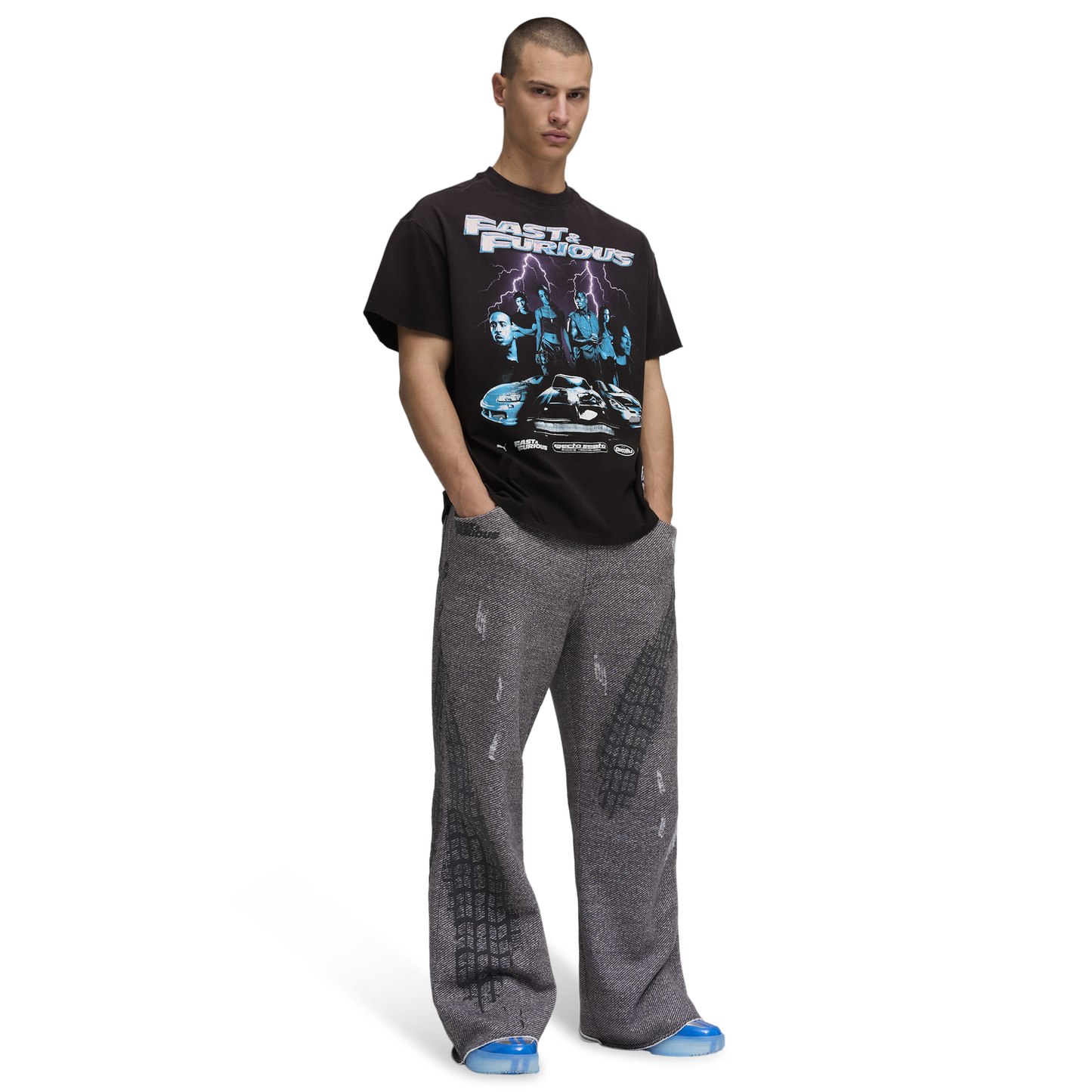 PUMA x Fast & Furious T-Shirt II - Men's - Black/Purple