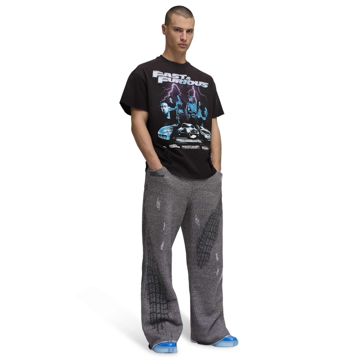 PUMA x Fast & Furious T-Shirt II - Men's - Black/Purple