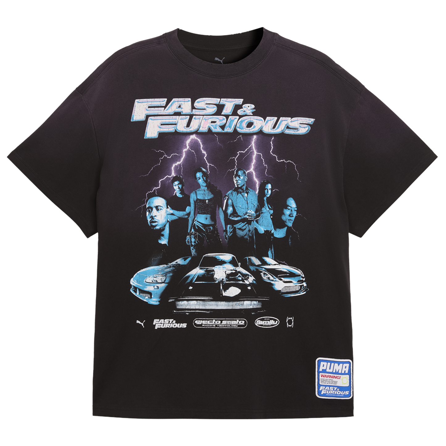 PUMA x Fast & Furious T-Shirt II - Men's - Black/Purple