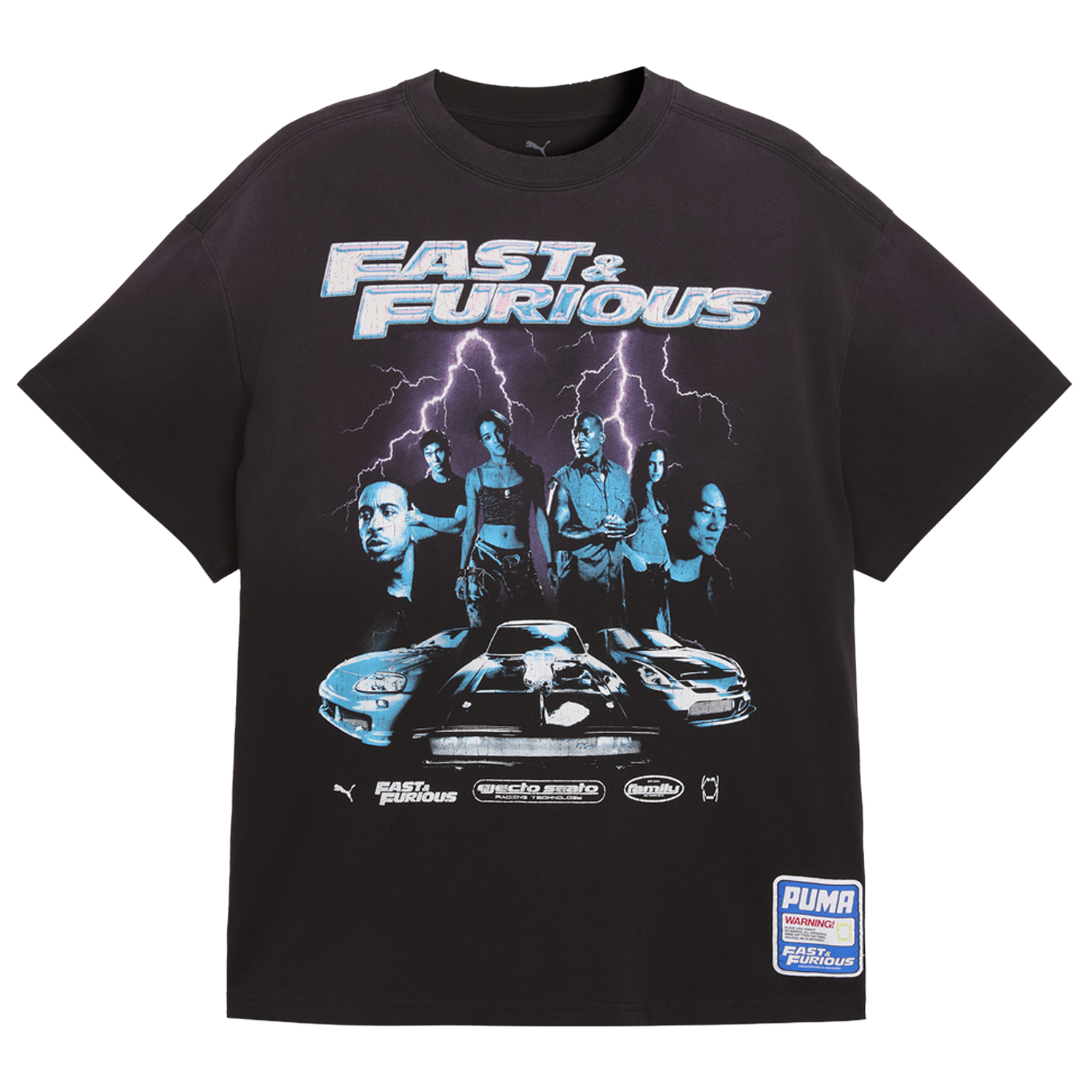 PUMA x Fast & Furious T-Shirt II - Men's - Black/Purple
