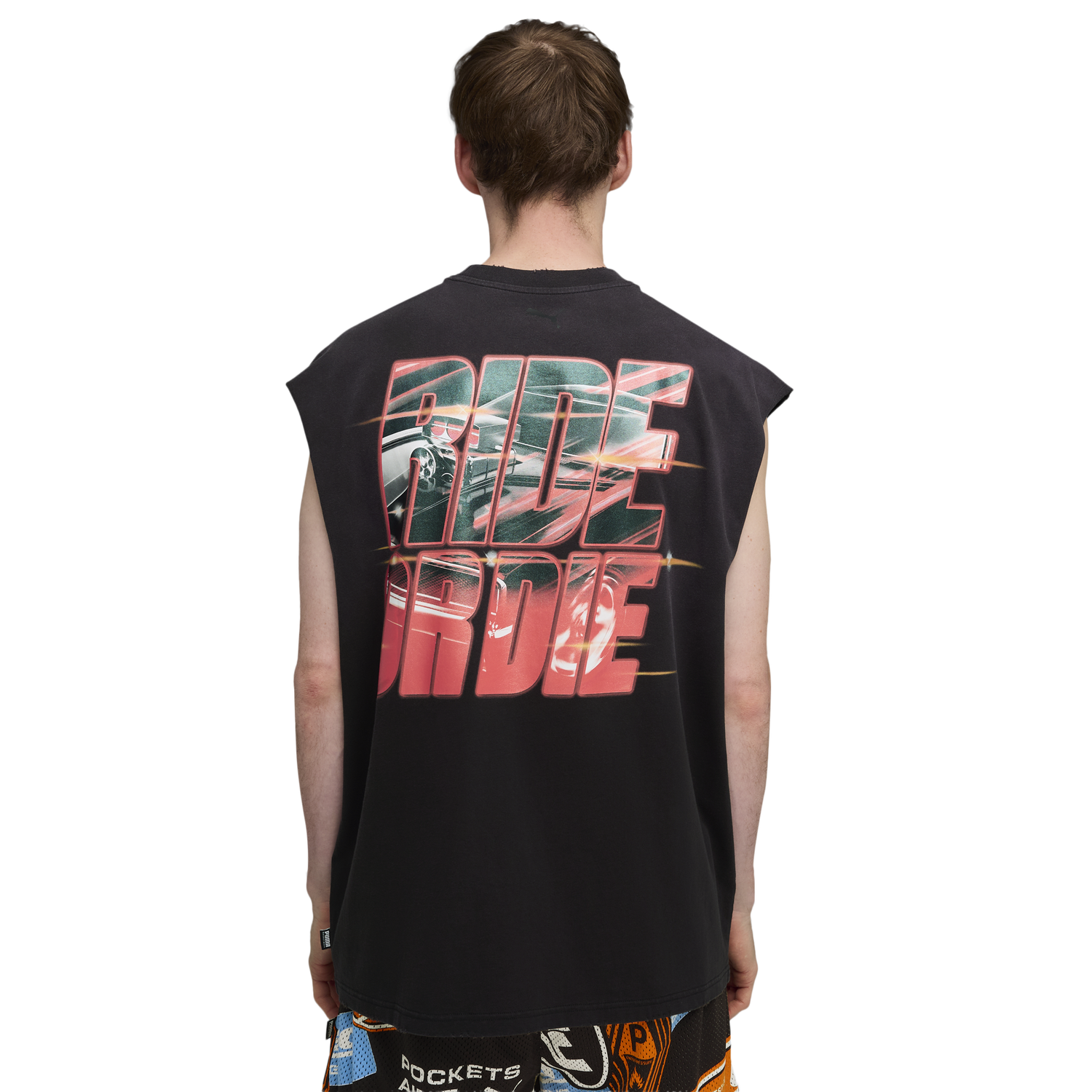 PUMA x Fast & Furious Cut-Off T-Shirt - Men's - Black/Red