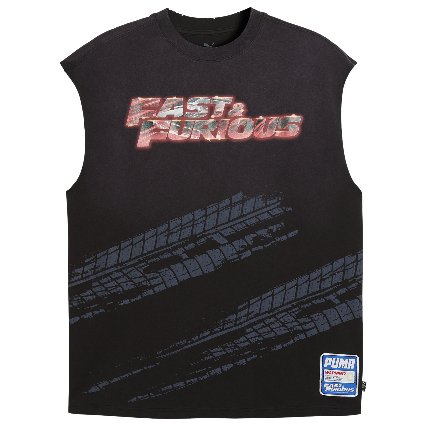 PUMA x Fast & Furious Cut-Off T-Shirt - Men's - Black/Red
