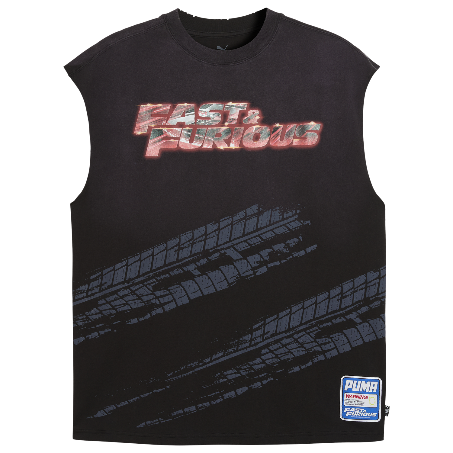 PUMA x Fast & Furious Cut-Off T-Shirt - Men's - Black/Red