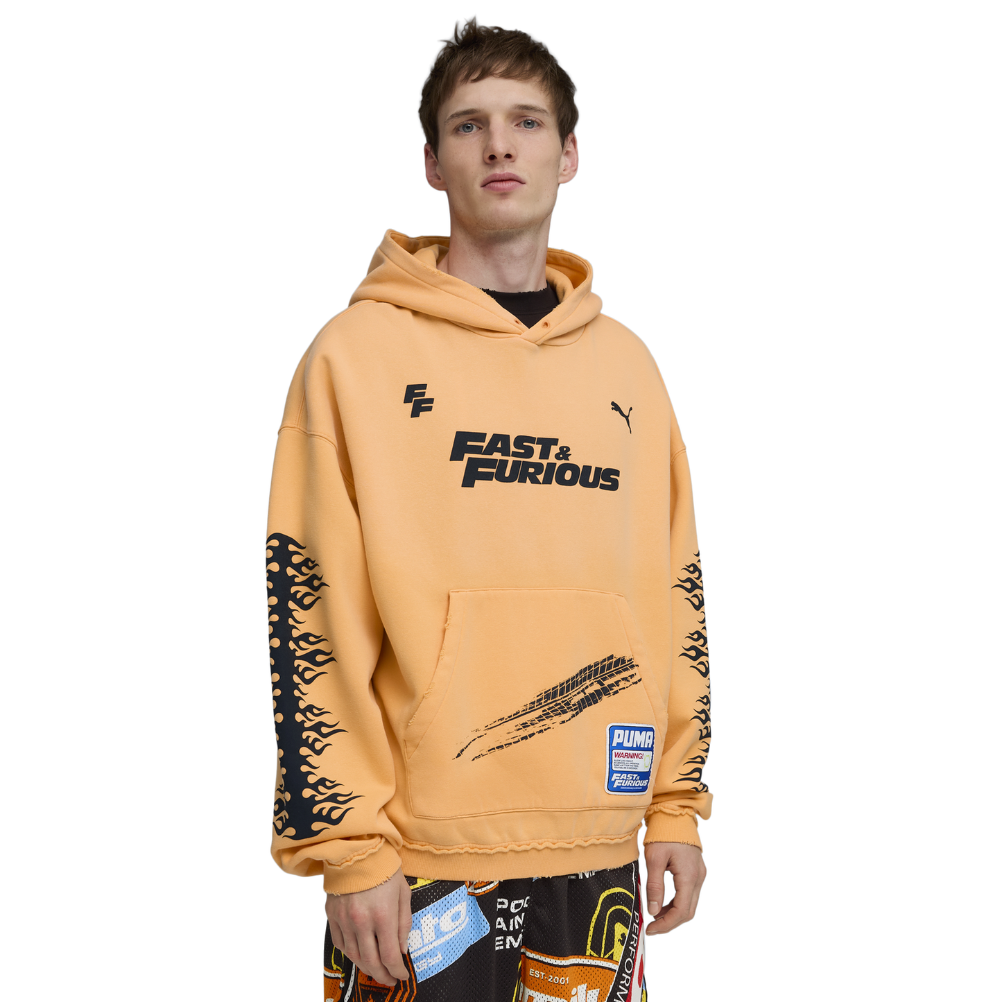 PUMA x Fast & Furious Hoodie - Men's - Black/Orange