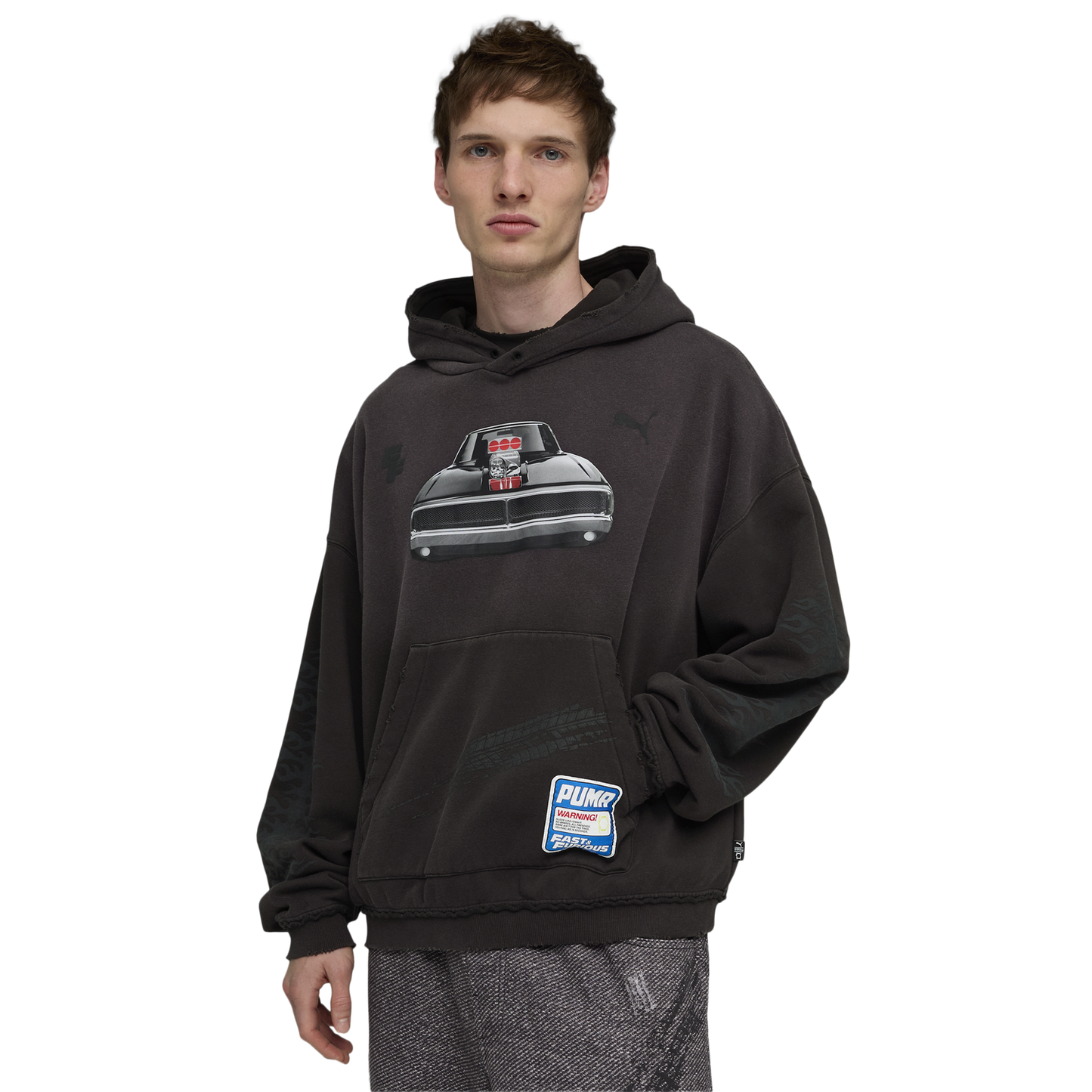 PUMA x Fast & Furious Hoodie - Men's - Black/Grey