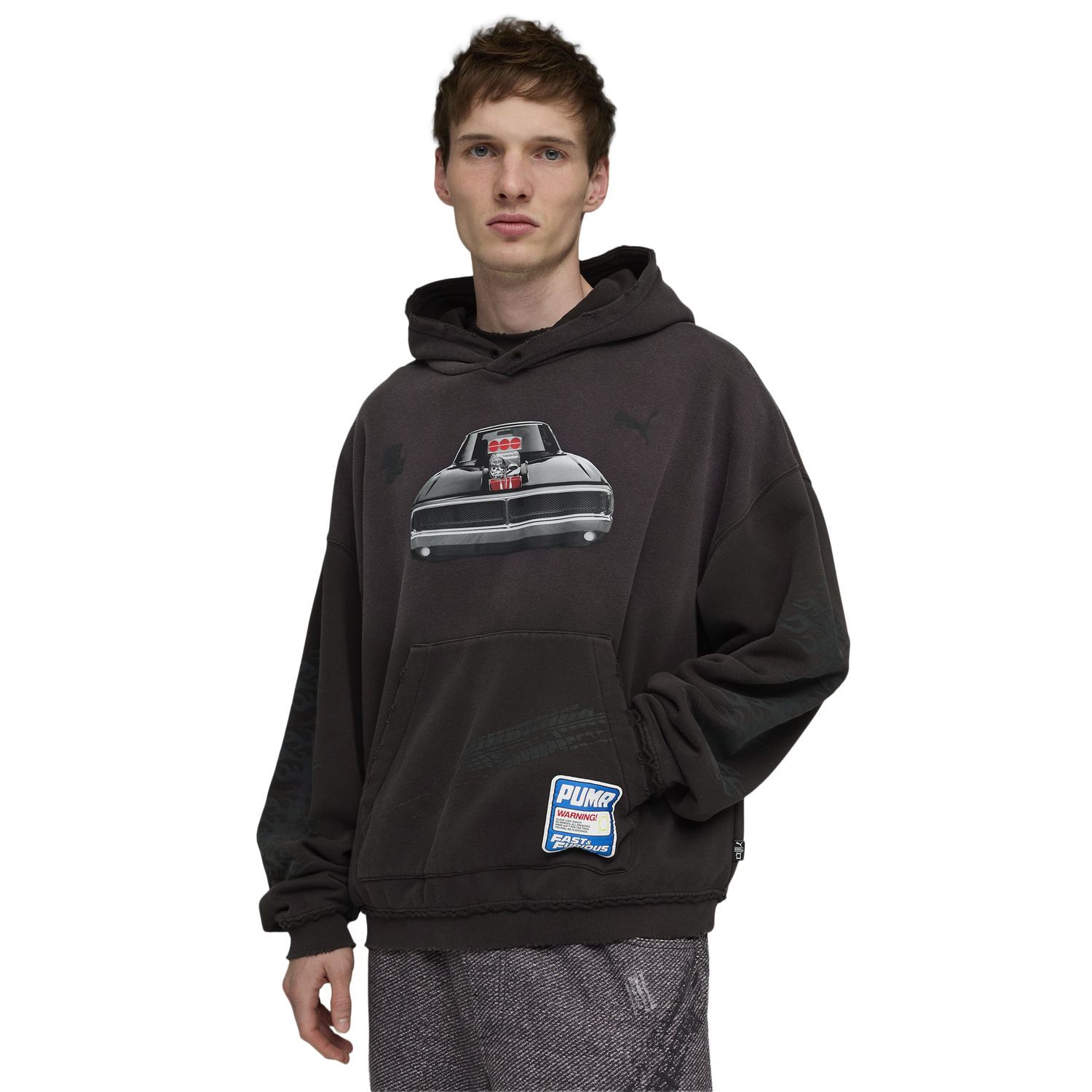 PUMA x Fast & Furious Hoodie - Men's - Black/Grey