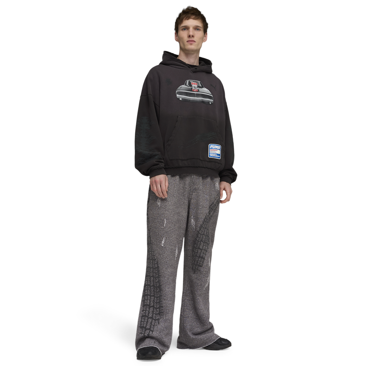 PUMA x Fast & Furious Hoodie - Men's - Black/Grey
