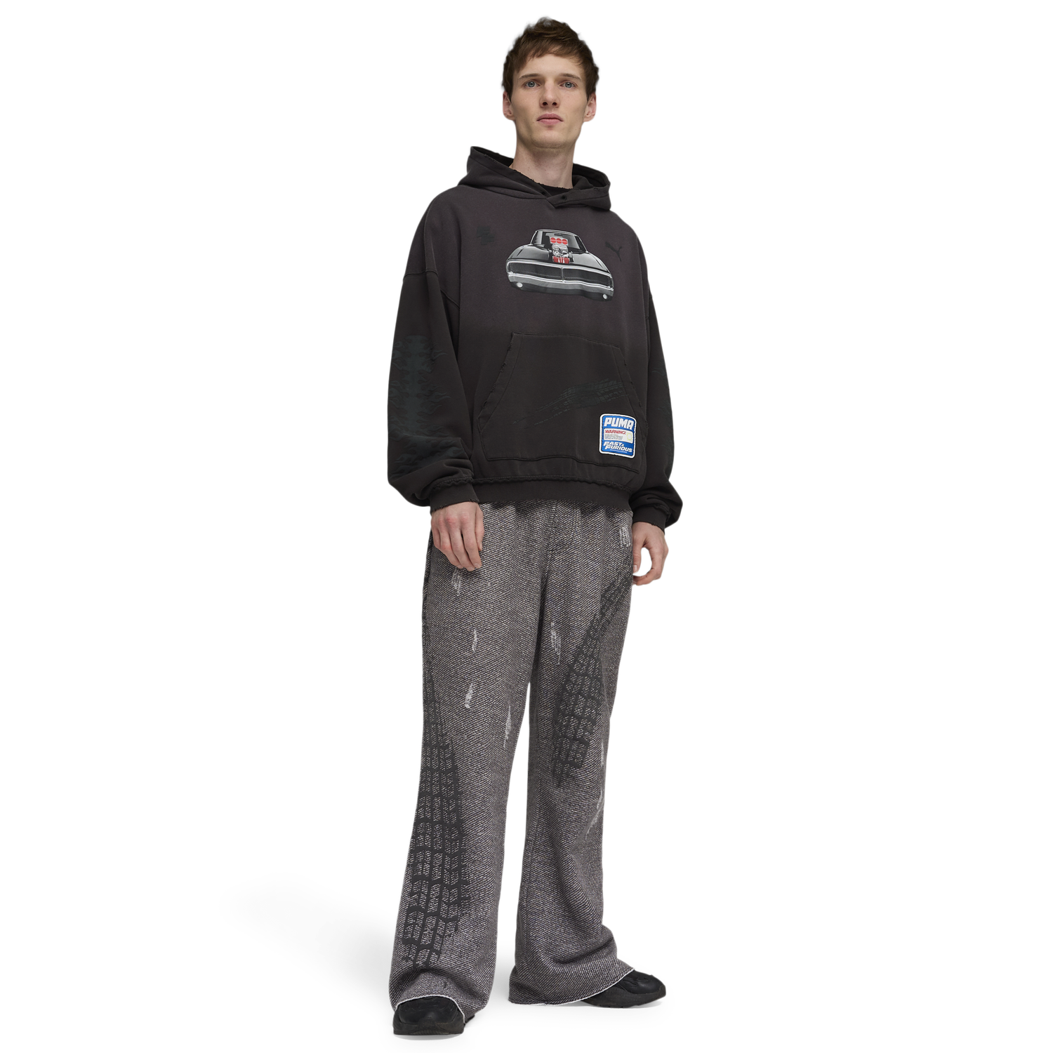 PUMA x Fast & Furious Hoodie - Men's - Black/Grey