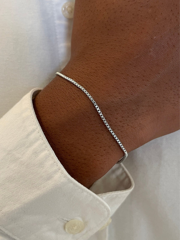 BOX BRACELET | Silver
