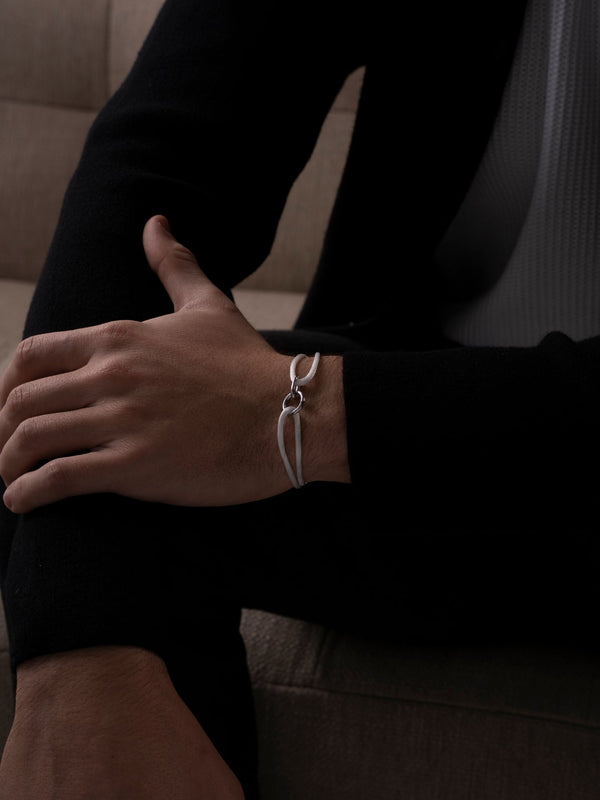 SNOW UNITY BRACELET | Silver