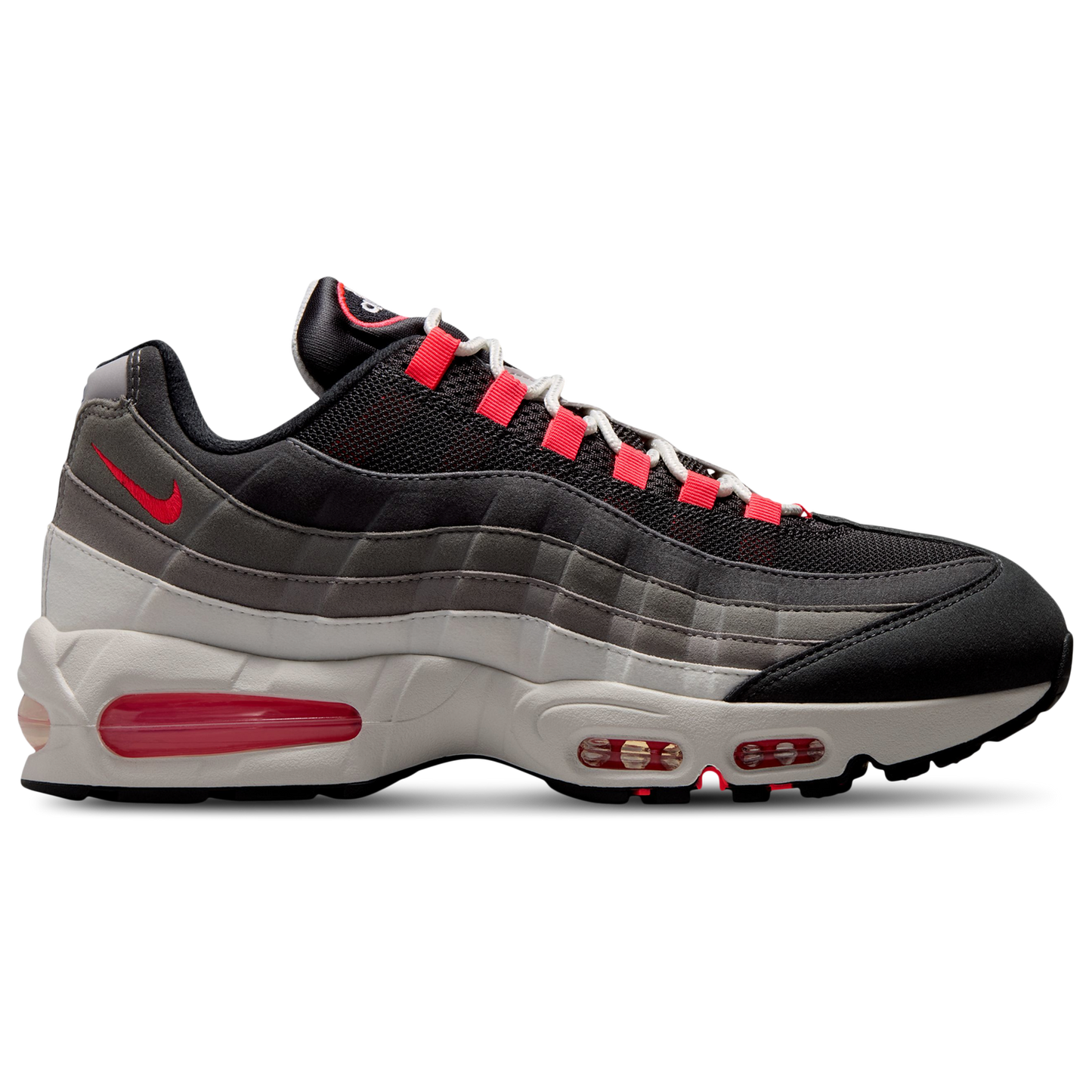 Nike Air Max 95 Big Bubble Premium - Men's - Gray/Red/Silver