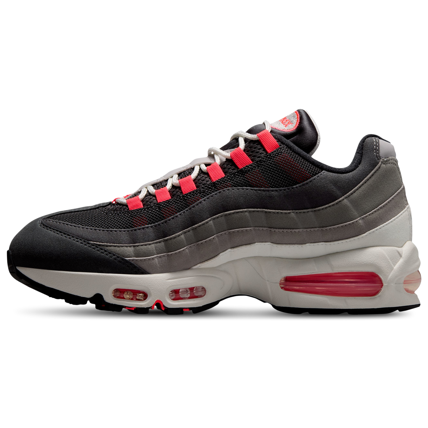 Nike Air Max 95 Big Bubble Premium - Men's - Gray/Red/Silver