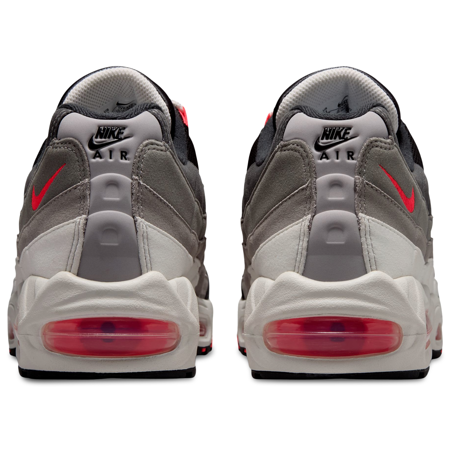 Nike Air Max 95 Big Bubble Premium - Men's - Gray/Red/Silver