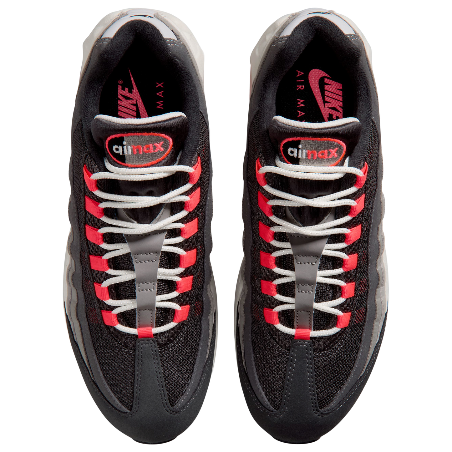 Nike Air Max 95 Big Bubble Premium - Men's - Gray/Red/Silver
