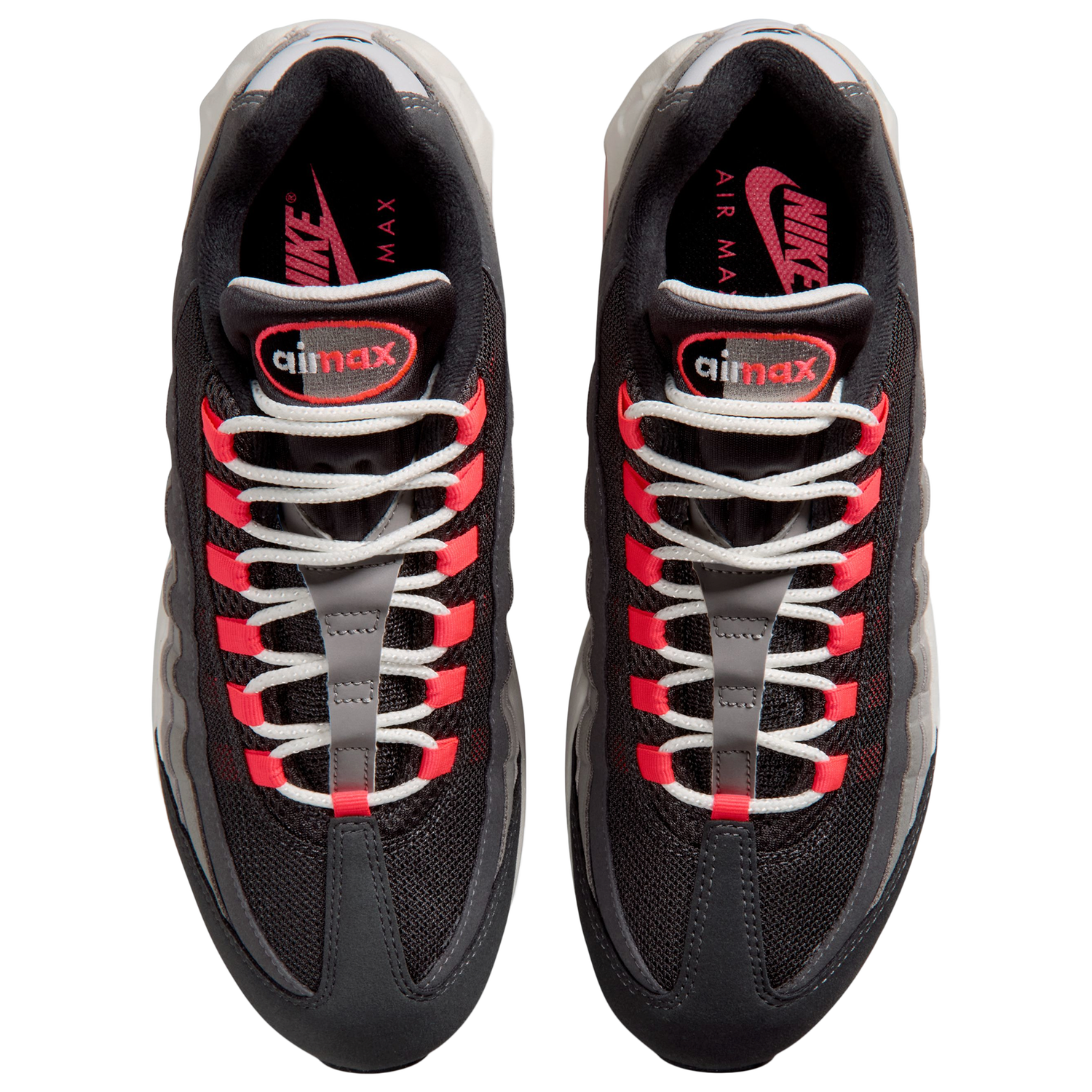 Nike Air Max 95 Big Bubble Premium - Men's - Gray/Red/Silver