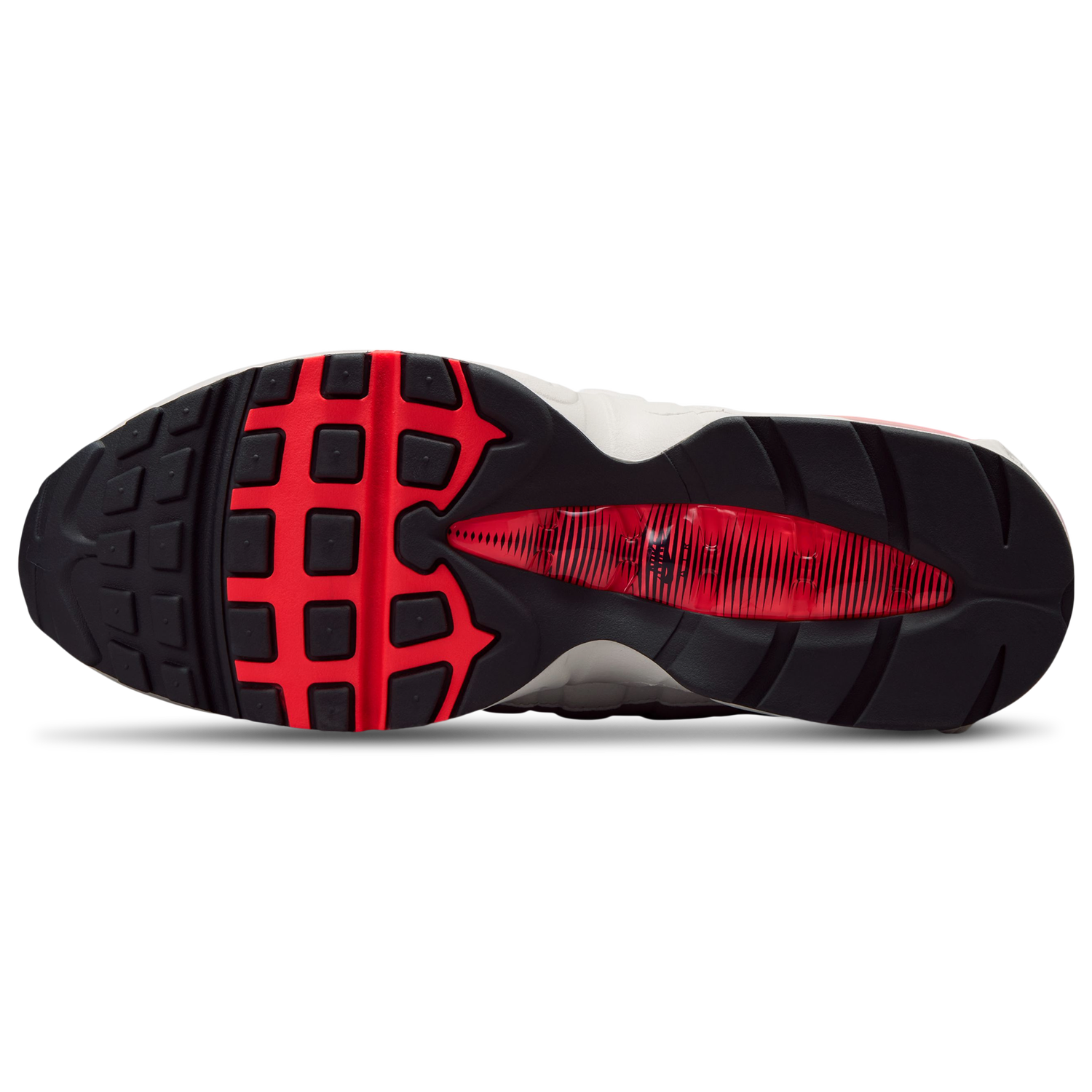 Nike Air Max 95 Big Bubble Premium - Men's - Gray/Red/Silver