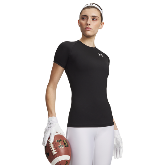 Under Armour HeatGear Authentics Comp SS - Women's - Black/White